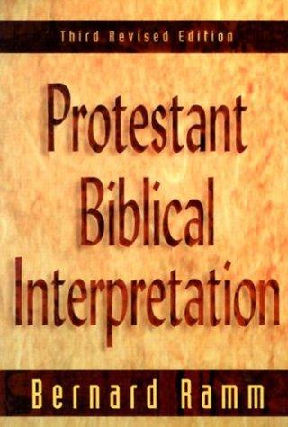 Cover for Protestant Biblical Interpretation
