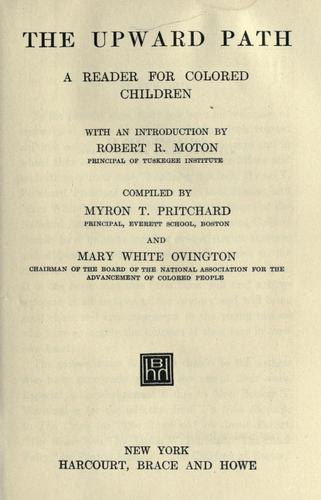 Cover for The upward path