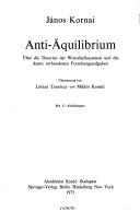 Cover for Anti-Äquilibrium