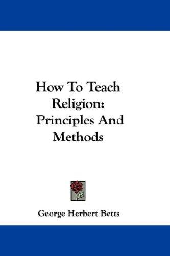 Cover for How To Teach Religion