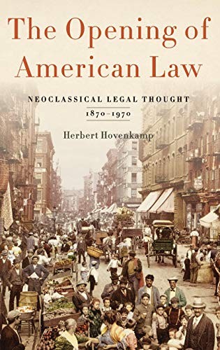 Cover for The opening of American law