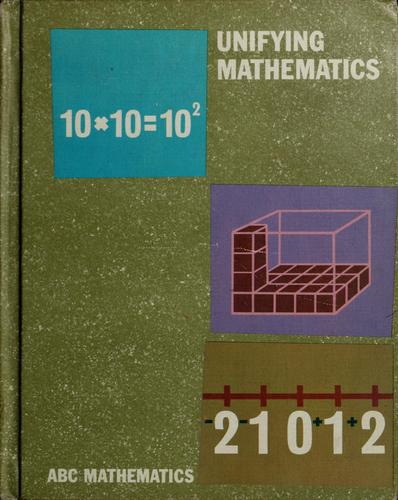 Cover for Unifying mathematics