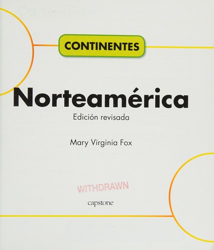 Cover for Norteamérica