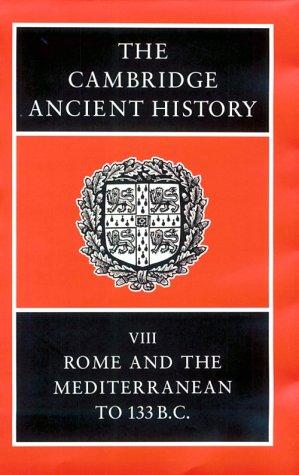 Cover for The Cambridge Ancient History, Volume 8