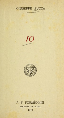 Cover for Io.