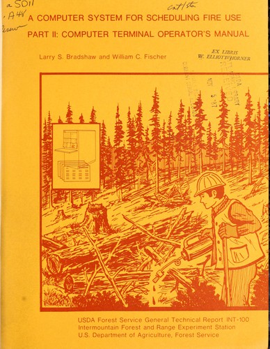 Cover for A computer system for scheduling fire use.