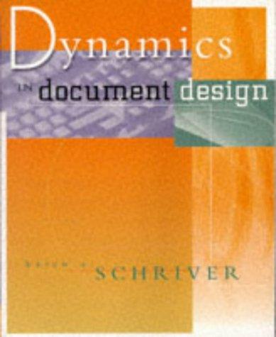 Cover for Dynamics in document design