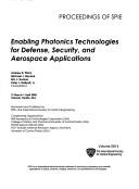 Cover for Enabling Photonics Technologies for Defense, Security, And Aerospace Applications