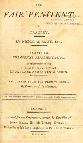 Cover for British theatre
