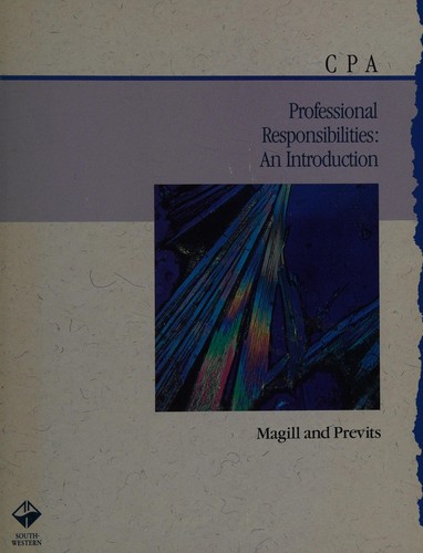 Cover for CPA professional responsibilities