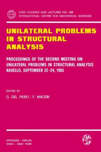 Cover for Unilateral Problems in Structural Analysis