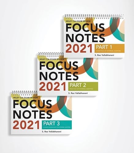 Cover for Wiley CIA Exam Review Focus Notes 2021