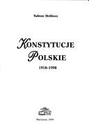 Cover for Konstytucje polskie 1918-1998