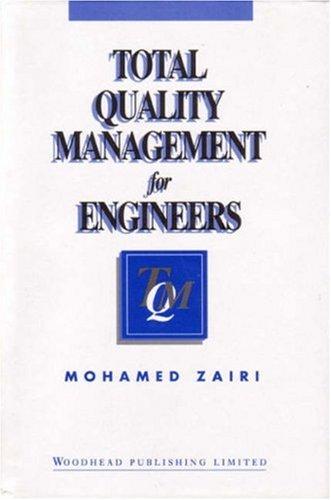 Cover for Total quality management for engineers