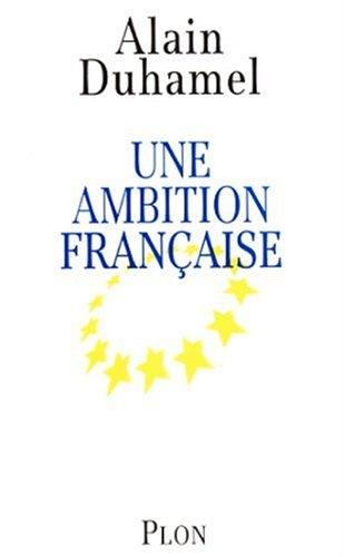 Cover for Une ambition francaise