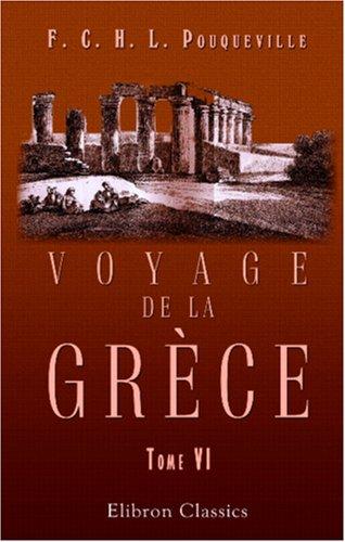 Cover for Voyage de la Grèce