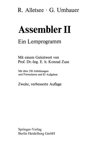 Cover for Assembler II