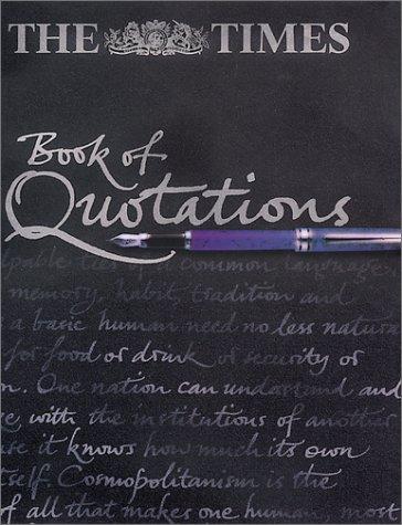 Cover for "The Times" Book of Quotations
