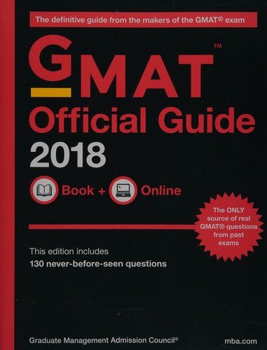 Cover for GMAT official guide 2018