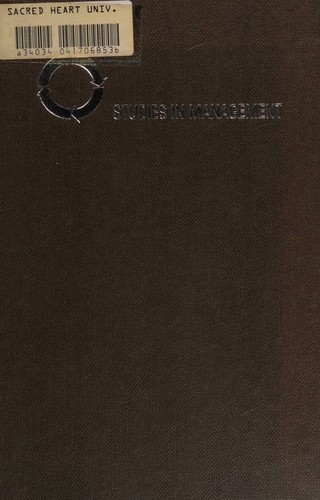 Cover for Applied queueing theory (Studies in management)