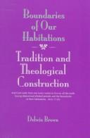 Cover for Boundaries of our habitations