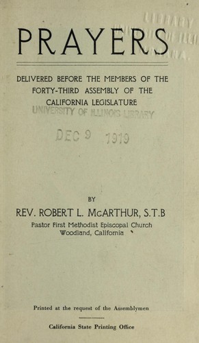 Cover for Prayers