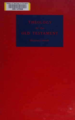 Cover for Theology of the Old Testament.