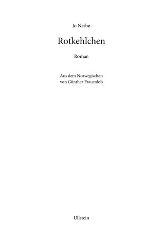 Cover for Rotkehlchen