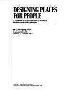 Cover for Designing places for people