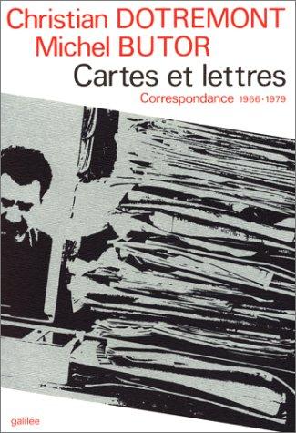 Cover for Cartes et lettres