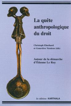 Cover for La quête anthropologique du droit