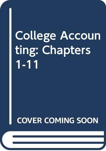 Cover for College accounting.