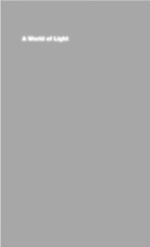 Cover for A world of light