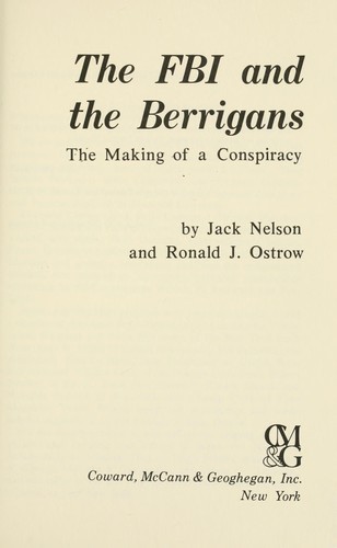 Cover for The FBI and the Berrigans