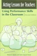 Cover for Acting lessons for teachers