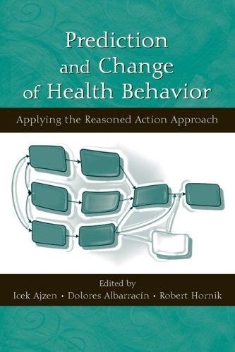 Cover for Prediction and Change of Health Behavior