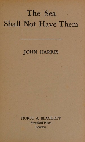 Cover for The sea shall not have them