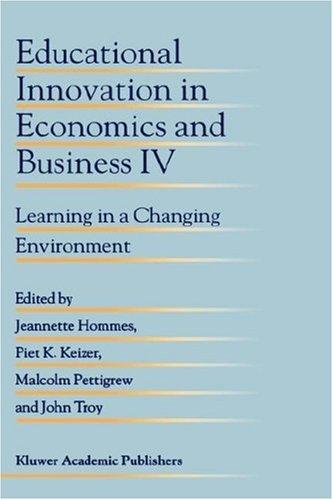 Cover for Educational Innovation in Economics and Business IV