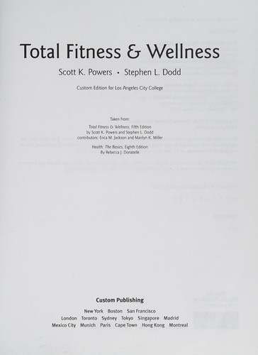 Cover for Total fitness & wellness