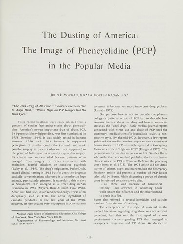Cover for PCP, problems and prevention