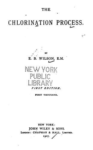 Cover for The chlorination process