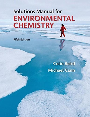 Cover for Solutions Manual for Environmental Chemistry