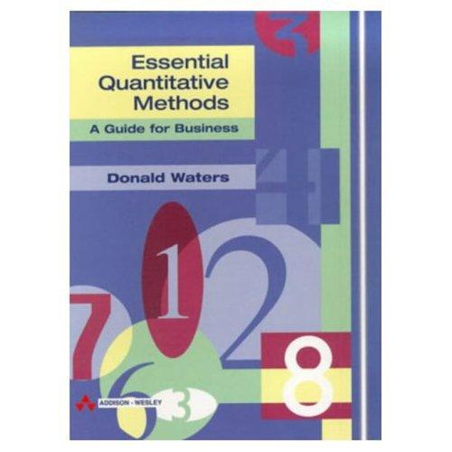 Cover for Essentials of Quantitative Methods