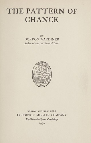 Cover for The pattern of chance