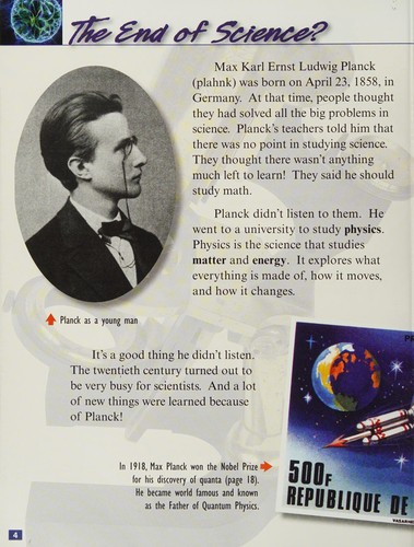 Cover for Max Planck