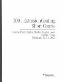 Cover for 2001 Extrusion Coating Short Course