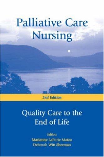 Cover for Palliative care nursing