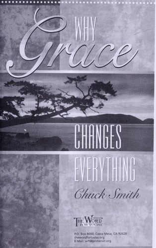 Cover for Why grace changes everything