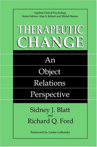 Cover for Therapeutic change