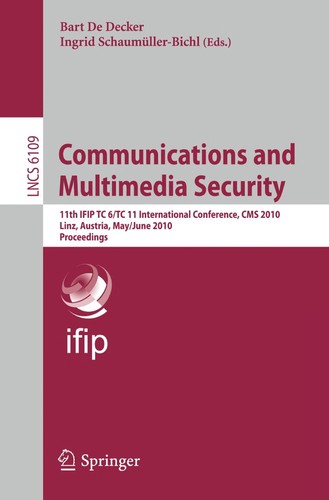 Cover for Communications and multimedia security